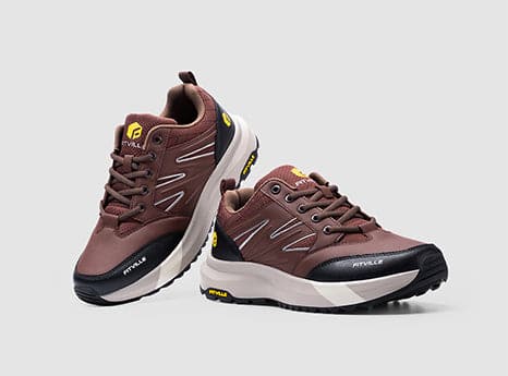 FitVille Men's Low-Top Sturdy Core Hiking Shoes by FitVille