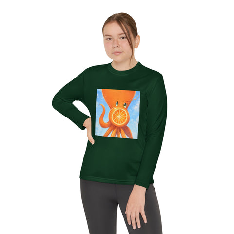 Orange You Monster Kids Long Sleeve Tee