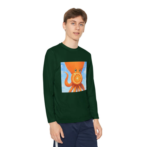 Orange You Monster Kids Long Sleeve Tee