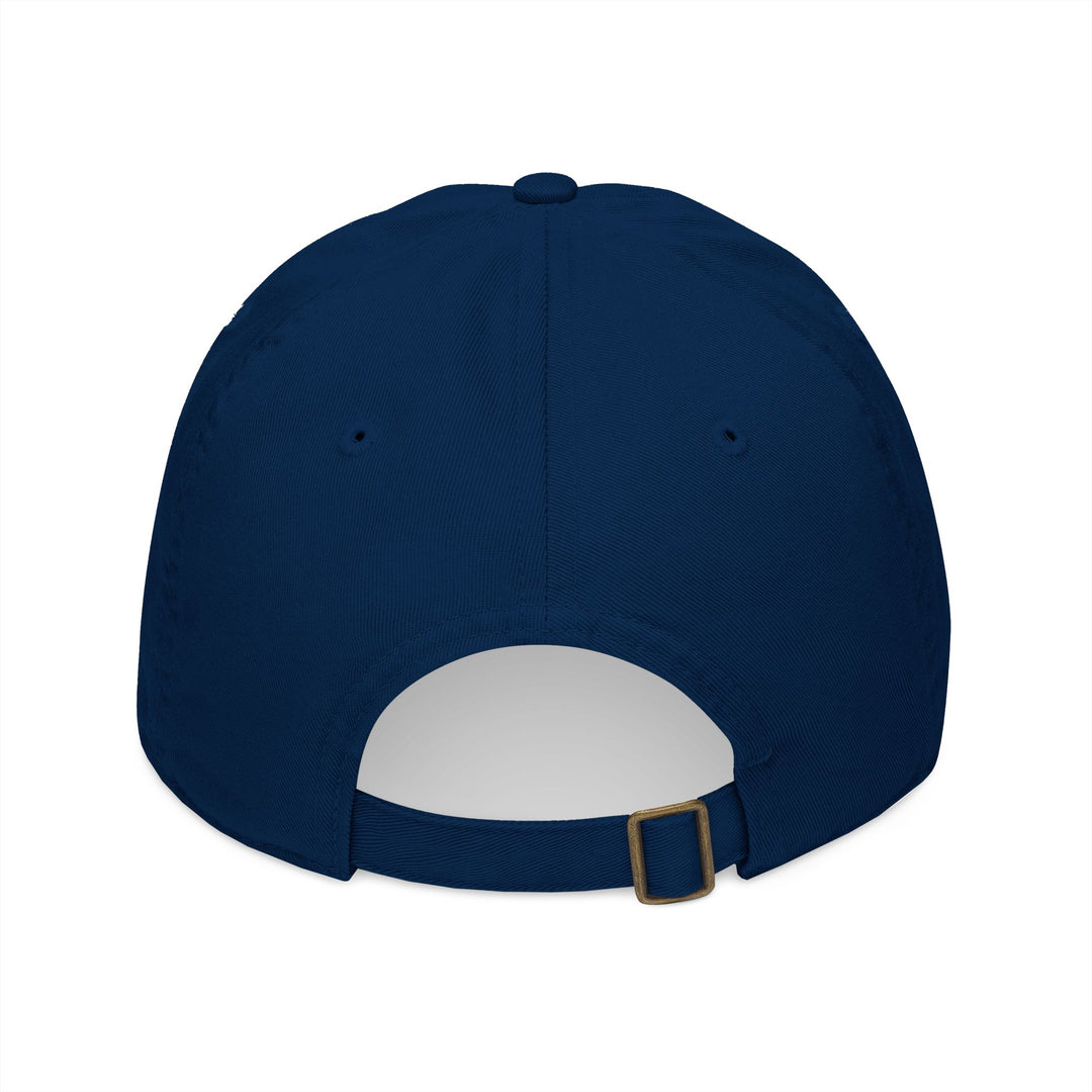 Victory is Blue & Yellow Embroidered Organic Baseball Cap
