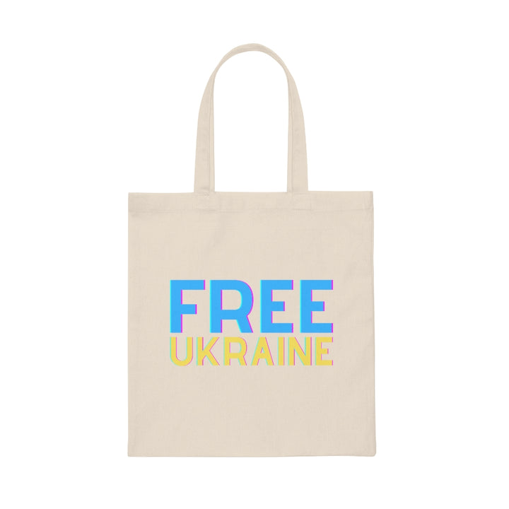 'Free Ukraine' Canvas Tote Bag