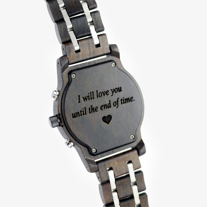 CHRONO S - IVORY BLACK (44MM) by AVANTWOOD