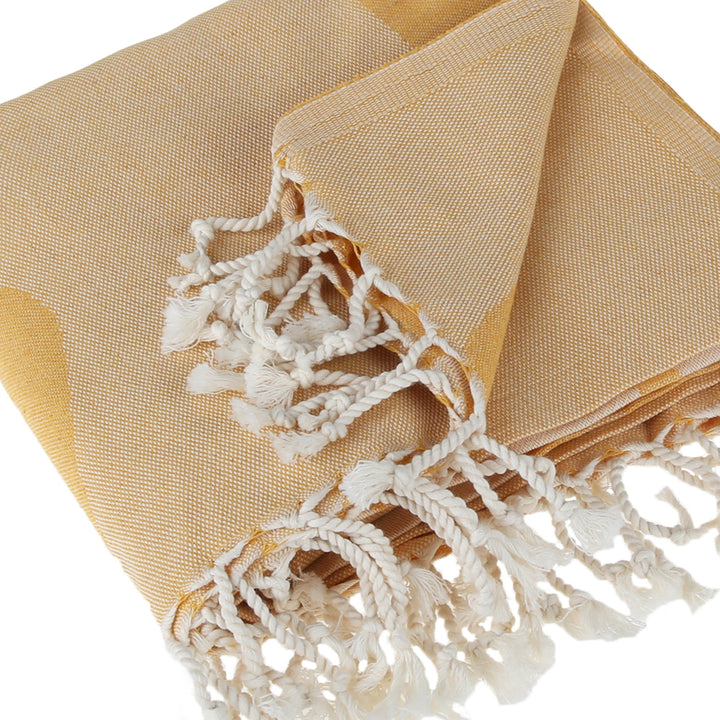 Sunny Utah Peshtemal Pure Cotton Beach Towel by La'Hammam