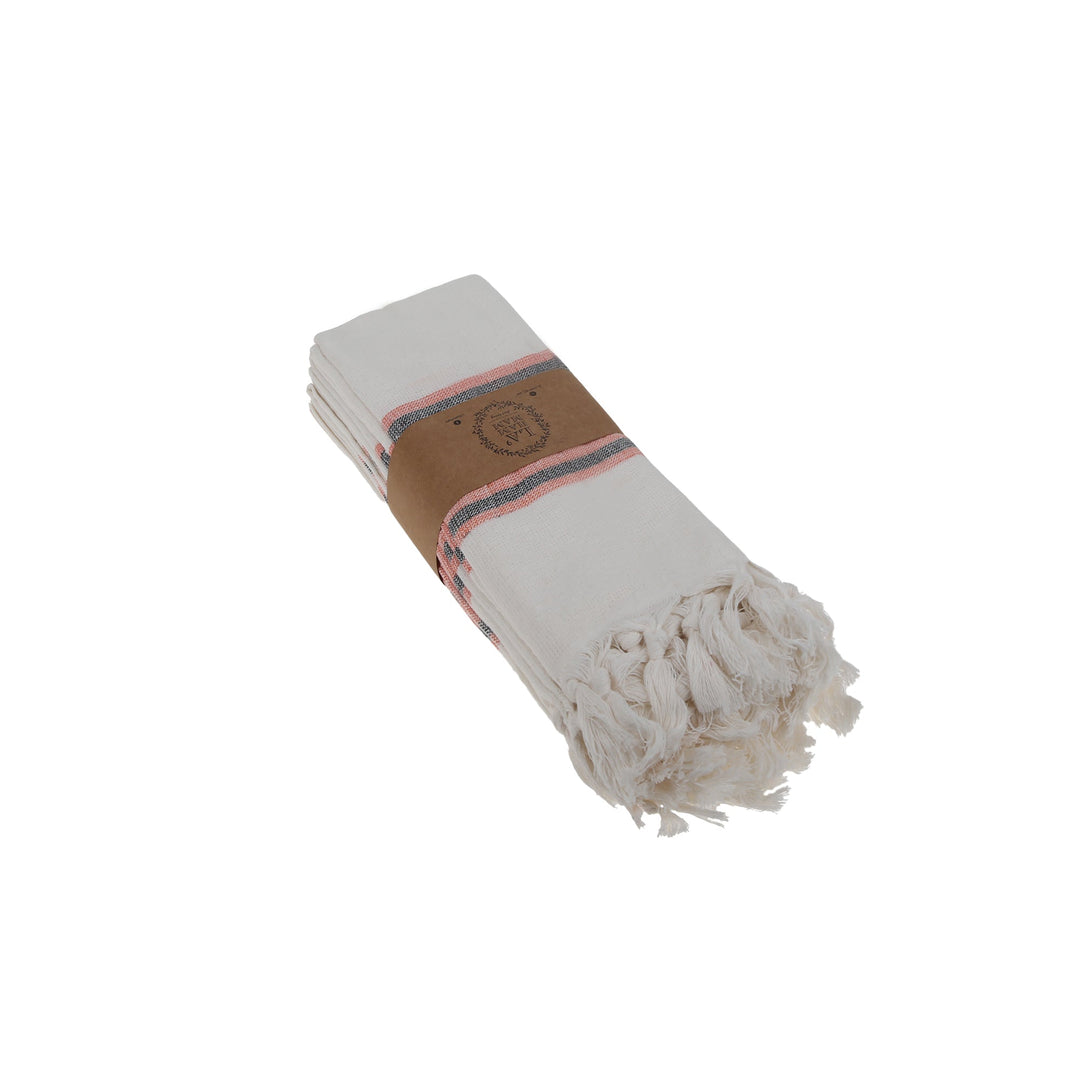 Smyrna Turkish Hand / Kitchen Towel 4 pack 23x17in by La'Hammam