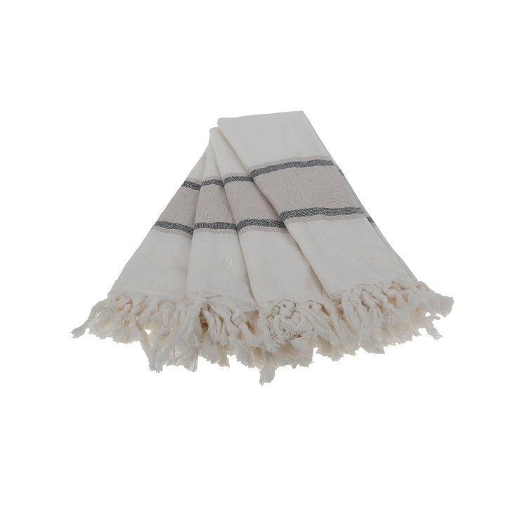 Smyrna Turkish Hand / Kitchen Towel 4 pack 23x17in by La'Hammam