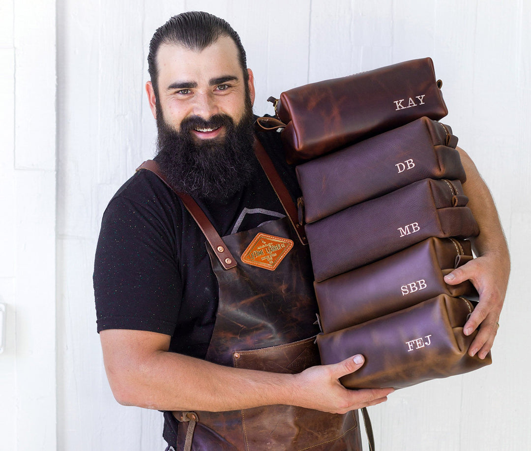 Toiletry Bag by Lifetime Leather Co