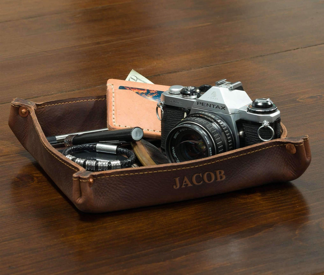 Rivet Valet Tray by Lifetime Leather Co