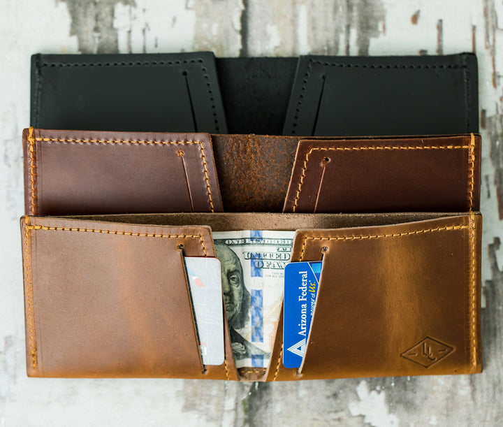 Bifold Wallet by Lifetime Leather Co
