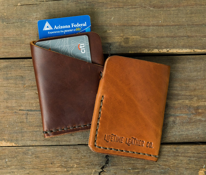 Tall Minimalist Wallet by Lifetime Leather Co