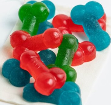 Bag of Dicks: Gummy Candy by DickAtYourDoor