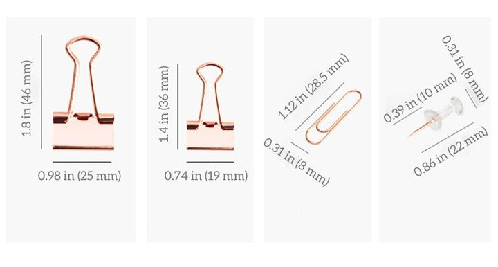 Rose Gold Multi-Clip Set by Multitasky